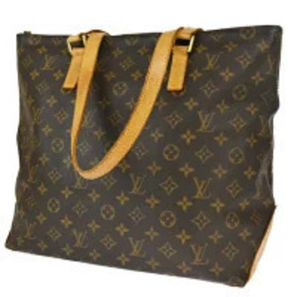 Louis Vuitton Cabas Mezzo Shoulder Bag Tote Monogram Leather